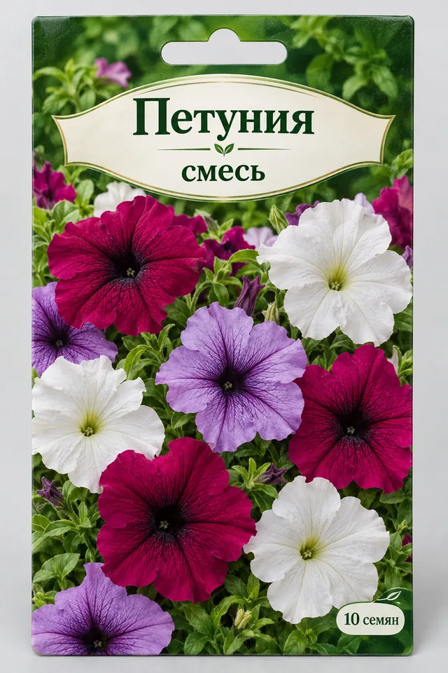 Петуния Цветочный караван (Petunia hybrida multiflora Mix)